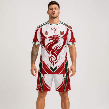 Wales Red Dragon Soccer Kit - Jersey and Shorts Set