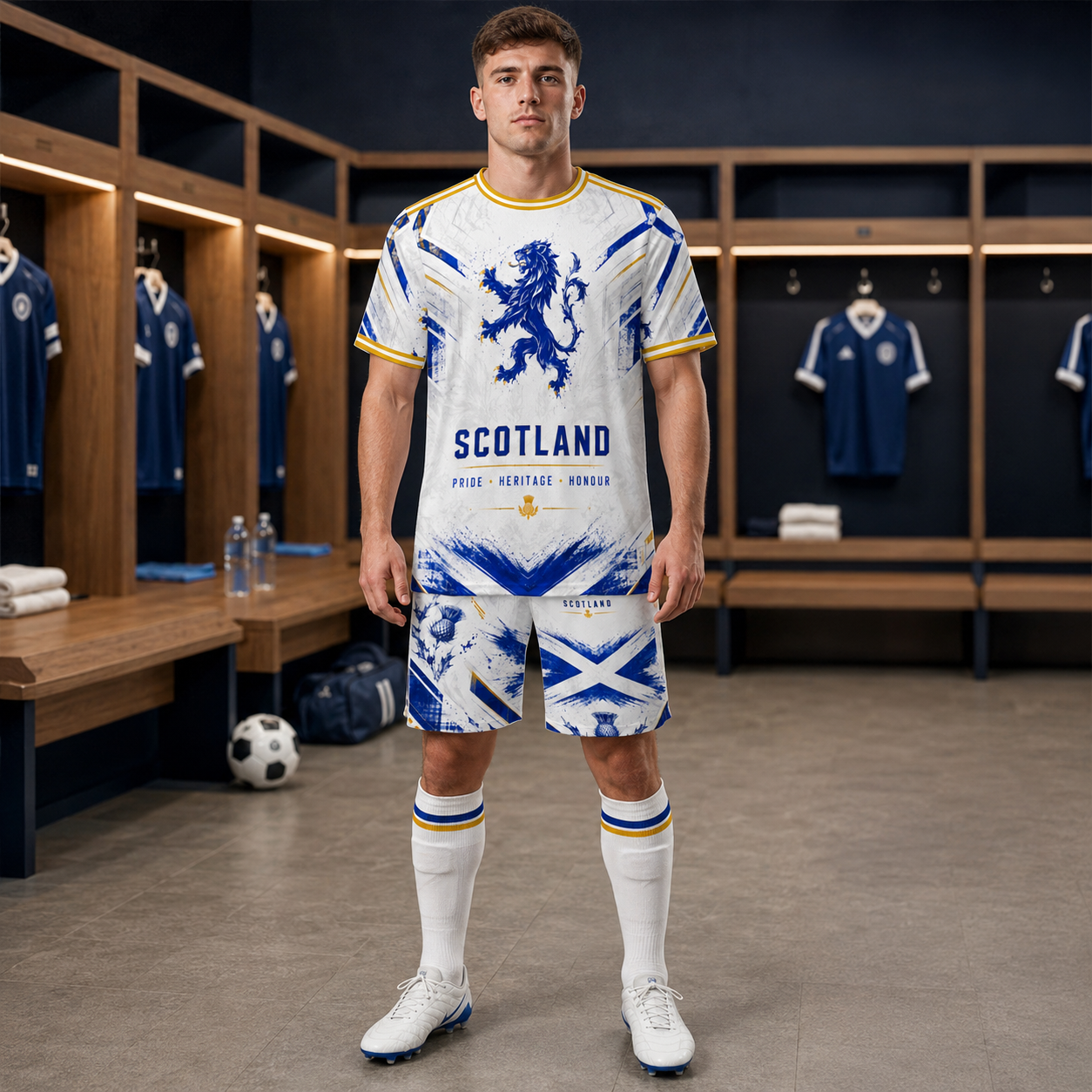 Scotland Pride Football Jersey Set with Shorts - Celebrate Your Team Spirit