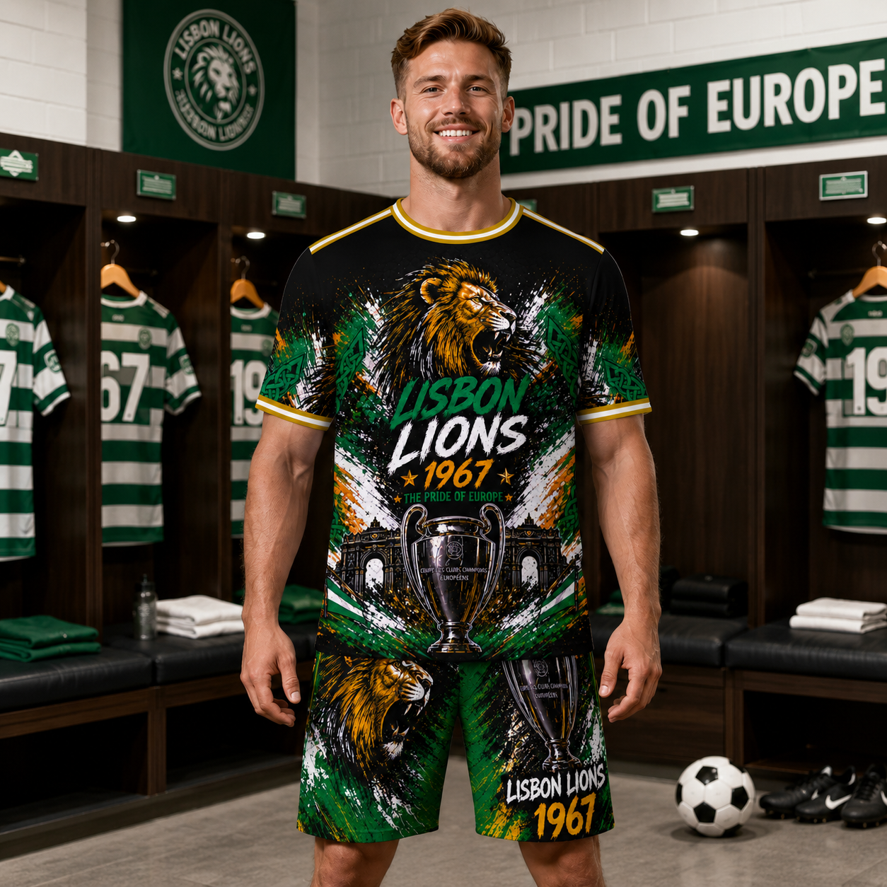 Lisbon Lions 1967 Jersey Set - European Cup Winners Commemorative Kit