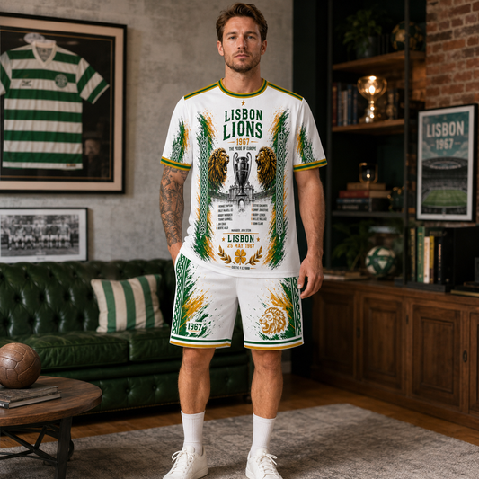 Lisbon Lions The Pride of Europe Jersey and Shorts Set