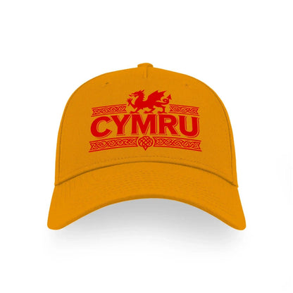 Cymru Welsh Dragon Baseball Cap – Heritage Banner - Celtic Wolfwear