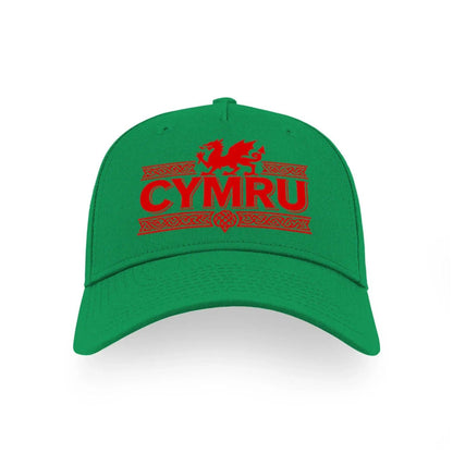 Cymru Welsh Dragon Baseball Cap – Heritage Banner - Celtic Wolfwear