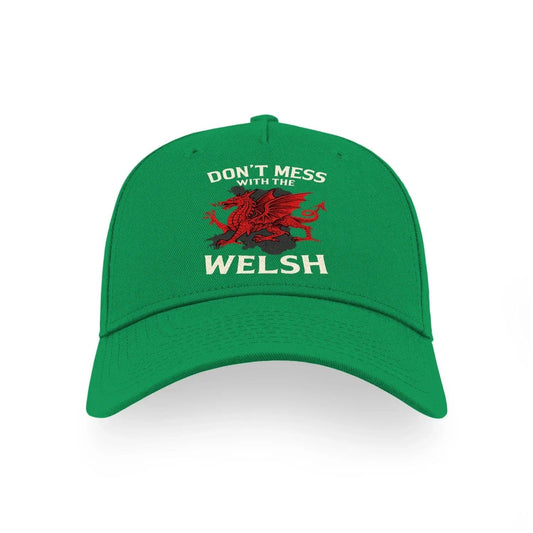 Don’t Mess With the Welsh Dragon Baseball Cap - Celtic Wolfwear