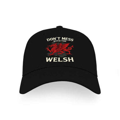 Don’t Mess With the Welsh Dragon Baseball Cap - Celtic Wolfwear