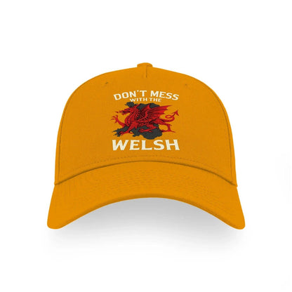 Don’t Mess With the Welsh Dragon Baseball Cap - Celtic Wolfwear