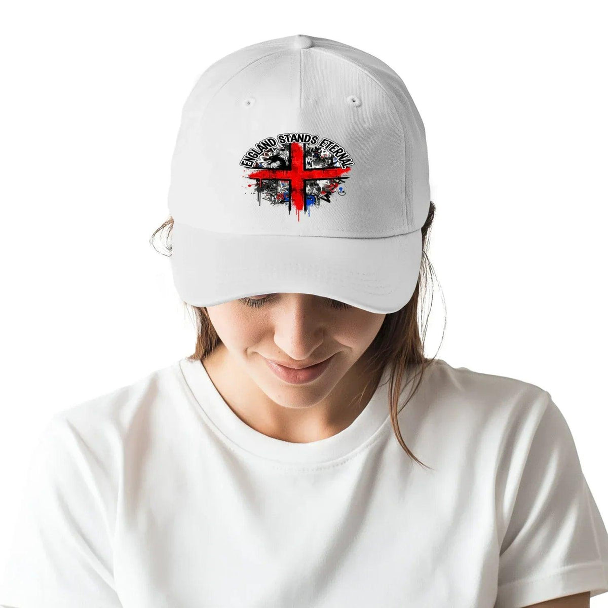 England Stands Eternal Baseball Cap – St George Cross - Celtic Wolfwear