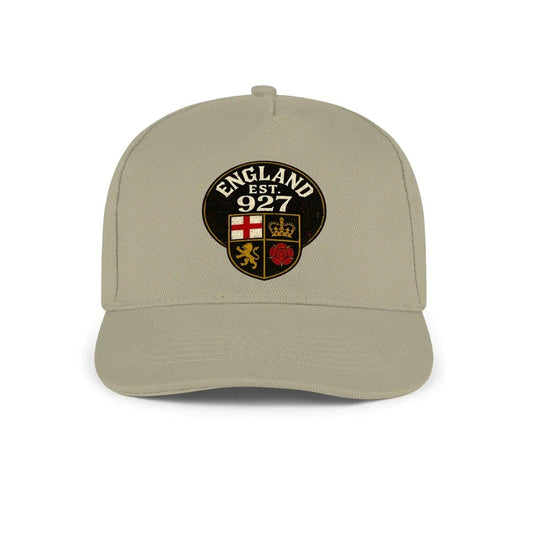 English Baseball Cap - Est 927 Heritage-Inspired Headwear - Celtic Wolfwear