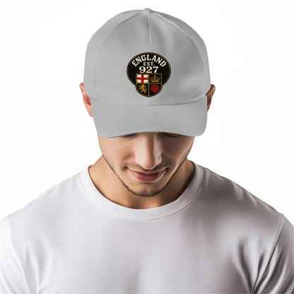 English Baseball Cap - Est 927 Heritage-Inspired Headwear - Celtic Wolfwear