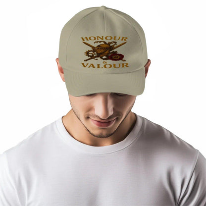 English Baseball Cap - Honour and Valour Knight One Size - Celtic Wolfwear