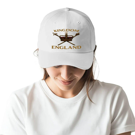 English Baseball Cap - Kingdom Crown Back Strap One Size - Celtic Wolfwear