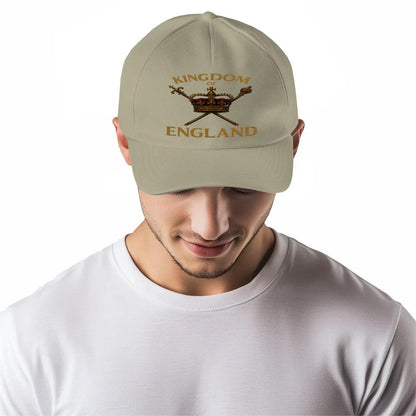 English Baseball Cap - Kingdom Crown Back Strap One Size - Celtic Wolfwear