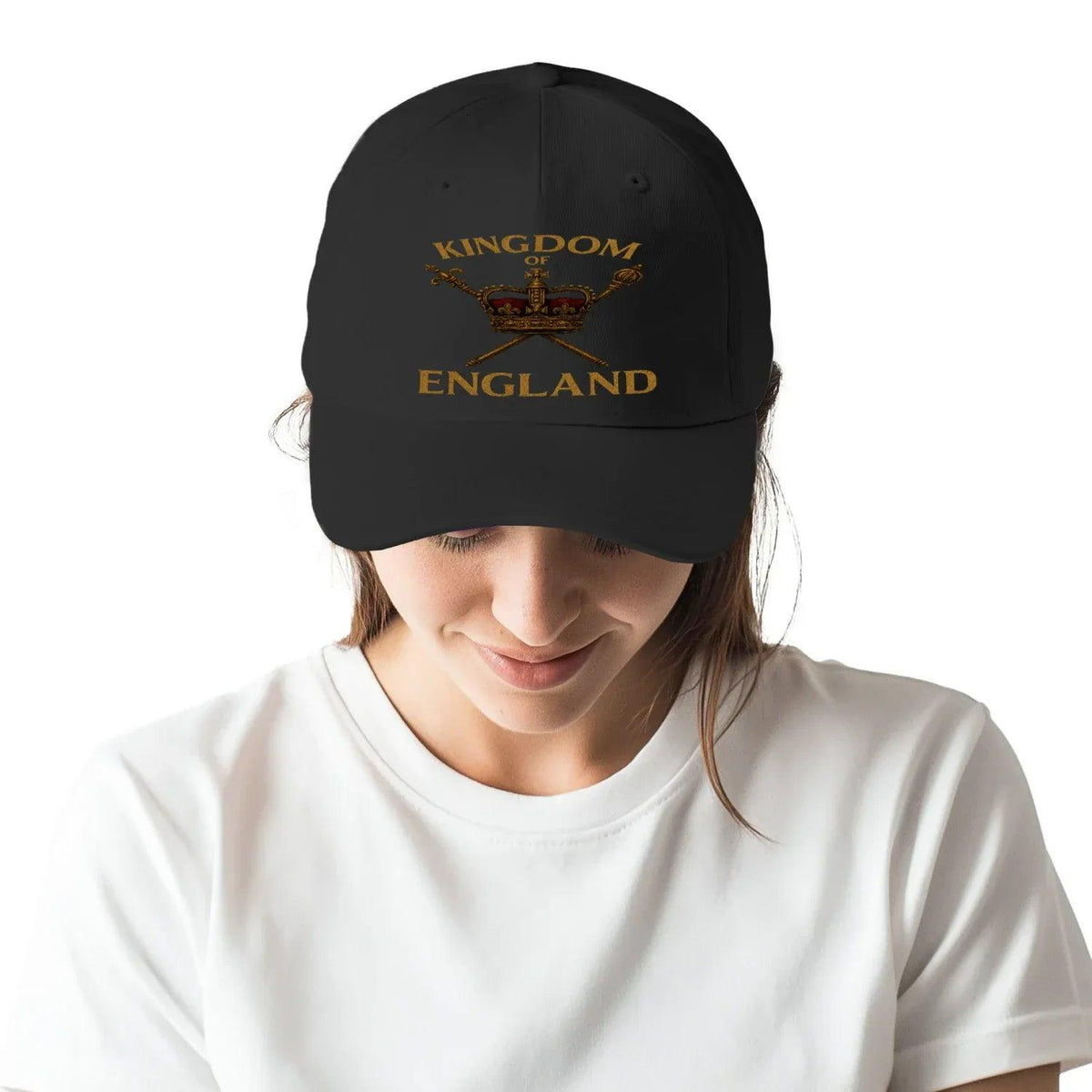 English Baseball Cap - Kingdom Crown Back Strap One Size - Celtic Wolfwear