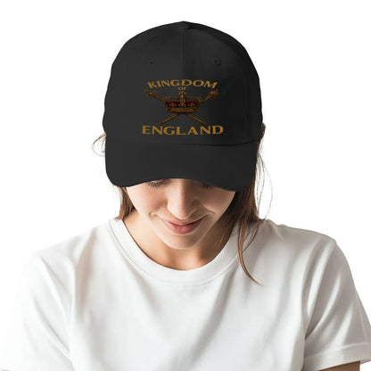 English Baseball Cap - Kingdom Crown Back Strap One Size - Celtic Wolfwear