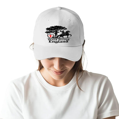 English Baseball Cap - Stand Strong Oak Tree Adjustable - Celtic Wolfwear