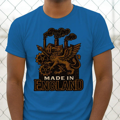 English Dragon T-Shirt - Industrial Heritage, Unisex - Celtic Wolfwear