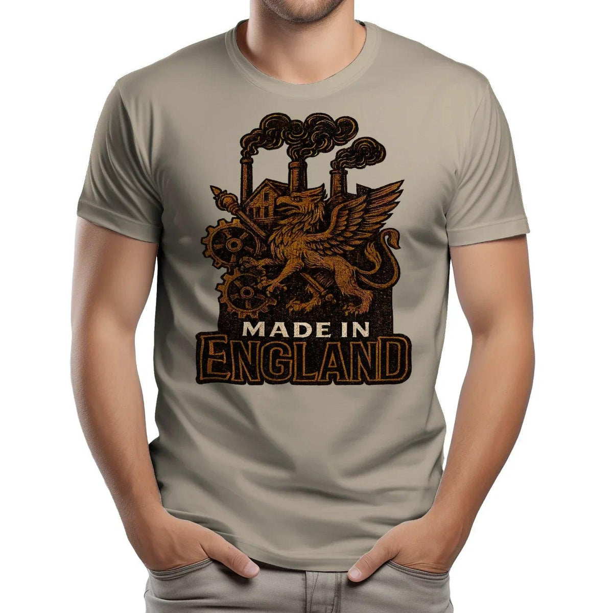 English Dragon T-Shirt - Industrial Heritage, Unisex - Celtic Wolfwear