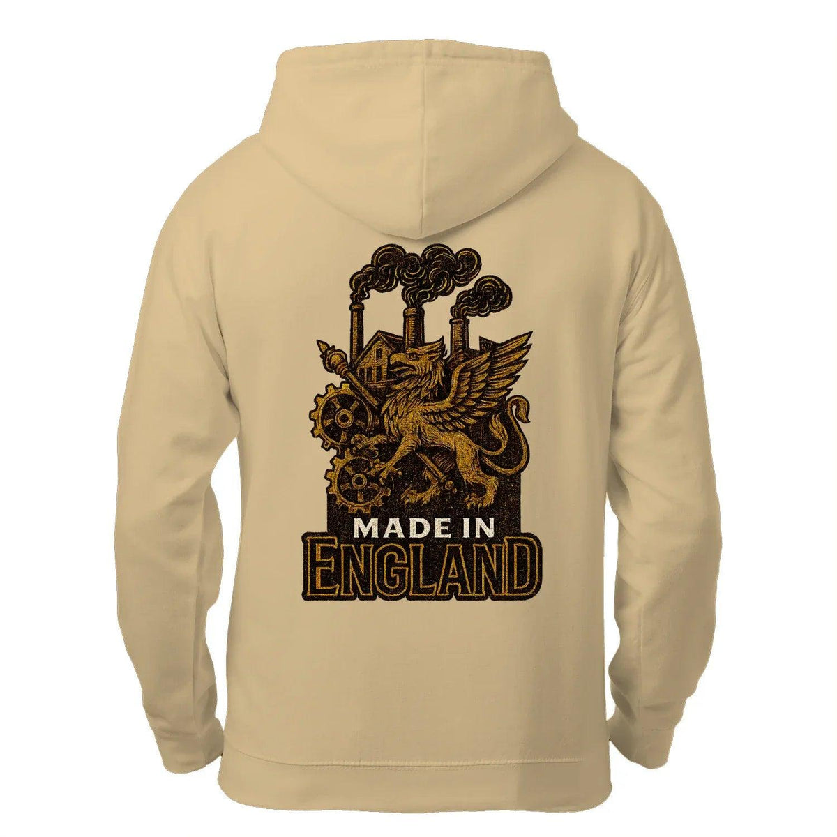 English Dragon Zip Hoodie - Made in Industrial, Unisex - Celtic Wolfwear