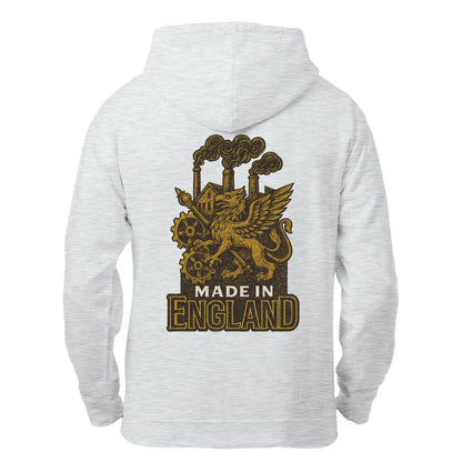 English Dragon Zip Hoodie - Made in Industrial, Unisex - Celtic Wolfwear