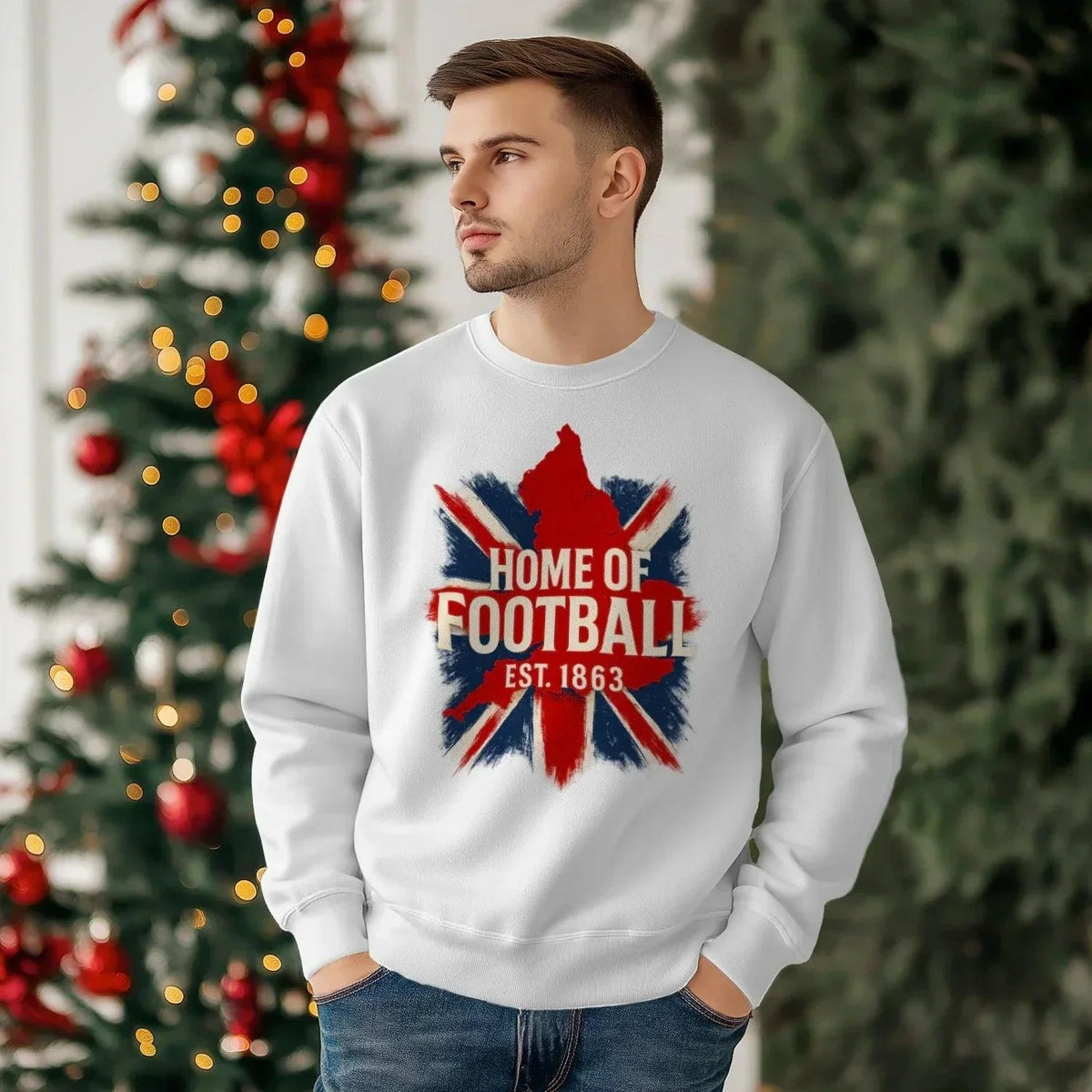 English Football Sweatshirt - Emblem, Unisex Streetwear - Celtic Wolfwear