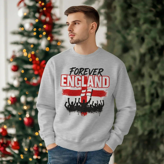 English Football Sweatshirt - Forever Crowd, Unisex - Celtic Wolfwear