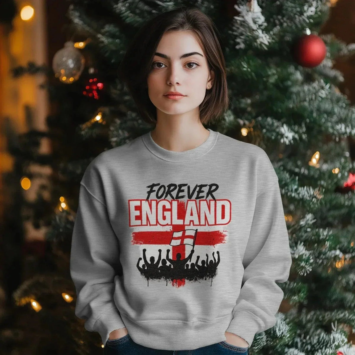English Football Sweatshirt - Forever Crowd, Unisex - Celtic Wolfwear