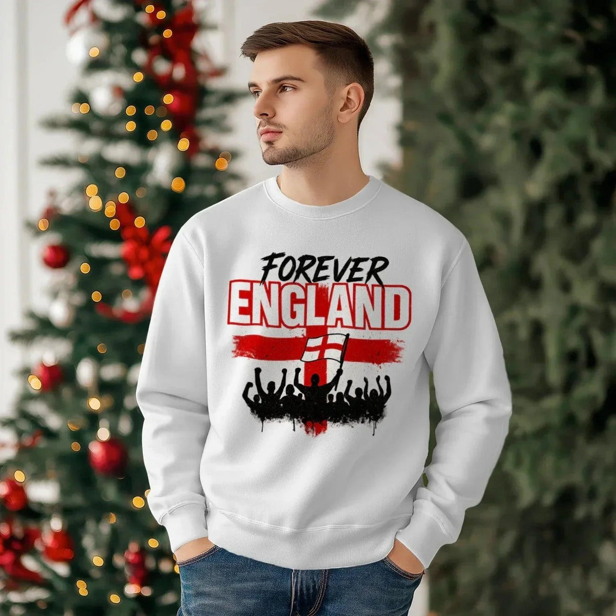 English Football Sweatshirt - Forever Crowd, Unisex - Celtic Wolfwear