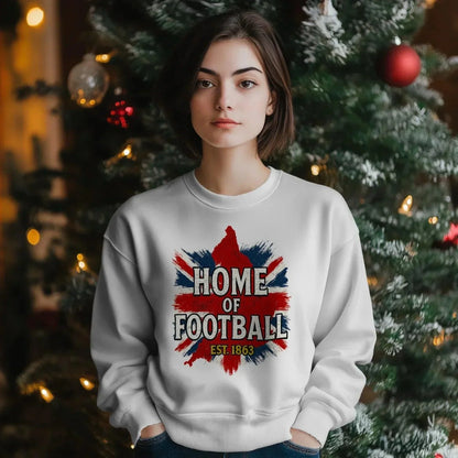 English Football Sweatshirt - Home of Football, Unisex - Celtic Wolfwear