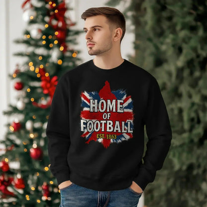English Football Sweatshirt - Home of Football, Unisex - Celtic Wolfwear
