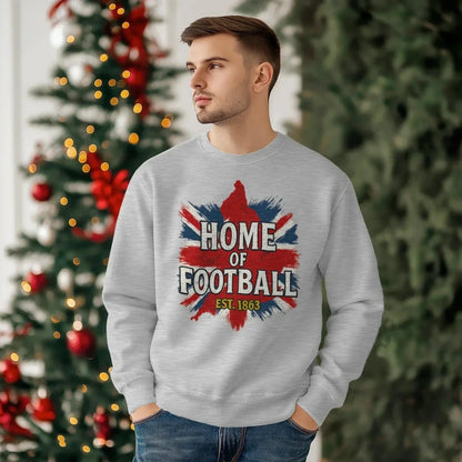English Football Sweatshirt - Home of Football, Unisex - Celtic Wolfwear
