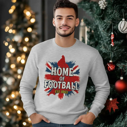 English Football Sweatshirt - Home of Football, Unisex - Celtic Wolfwear