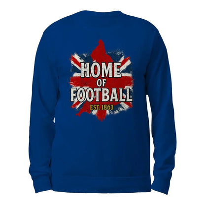 English Football Sweatshirt - Home of Football, Unisex - Celtic Wolfwear