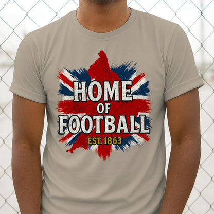English Football T-Shirt - Heritage Home of Tee Est 1863 UK - Celtic Wolfwear