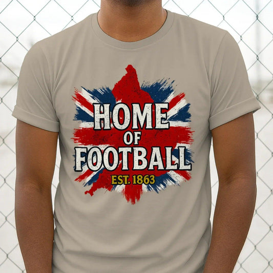 English Football T-Shirt - Heritage Home of Tee Est 1863 UK - Celtic Wolfwear