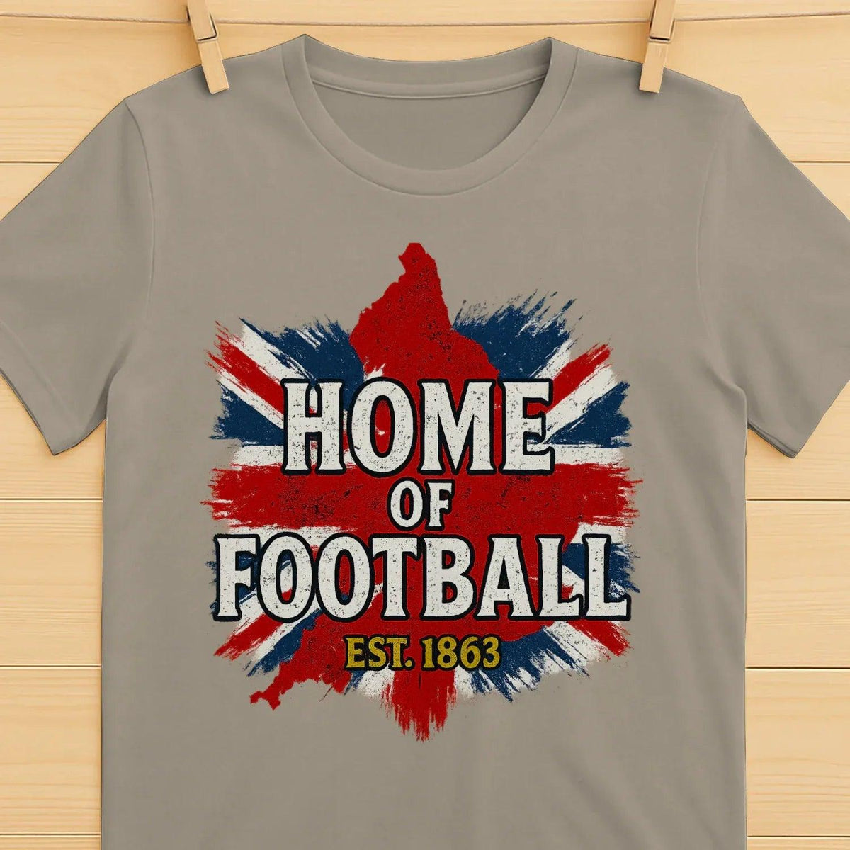 English Football T-Shirt - Heritage Home of Tee Est 1863 UK - Celtic Wolfwear