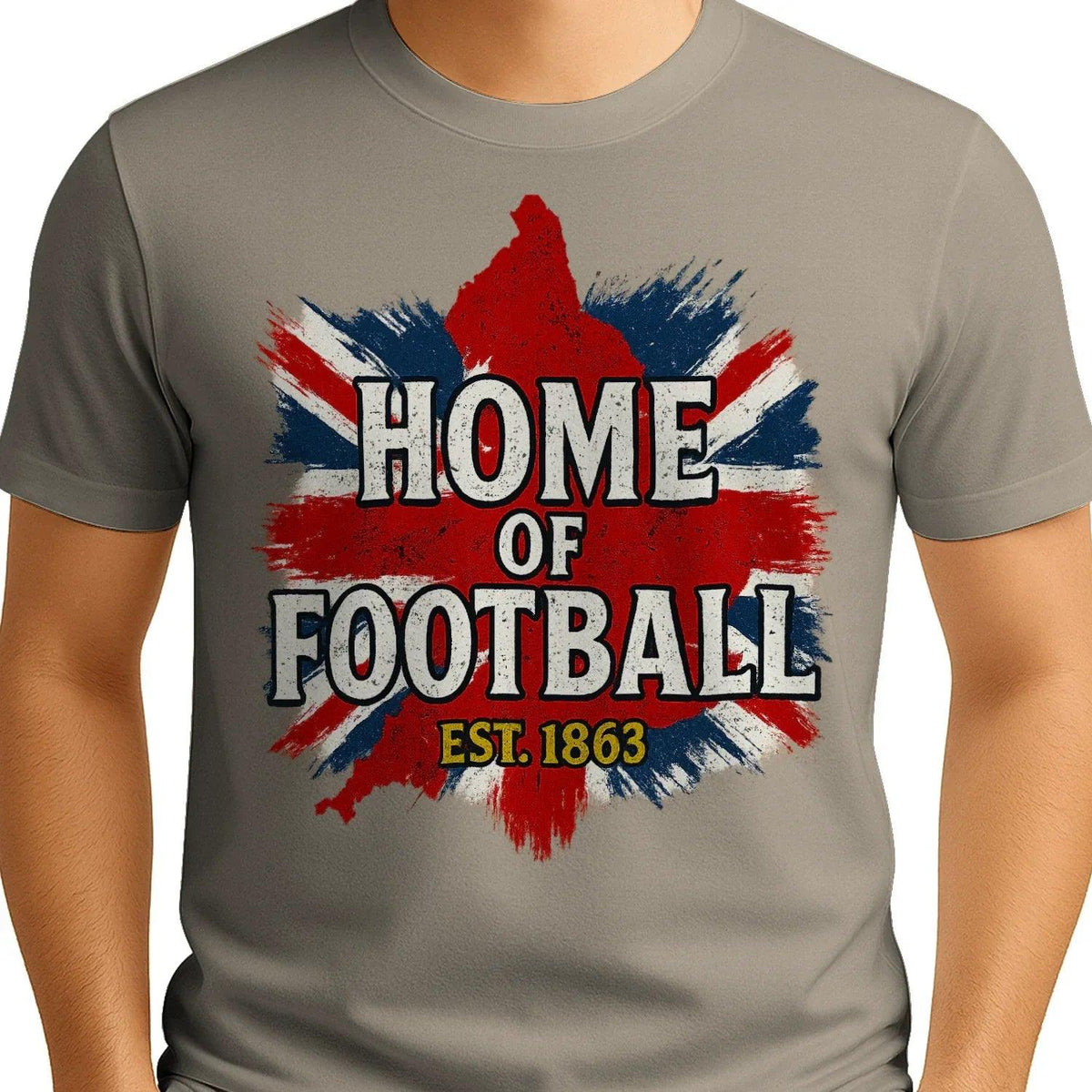 English Football T-Shirt - Heritage Home of Tee Est 1863 UK - Celtic Wolfwear