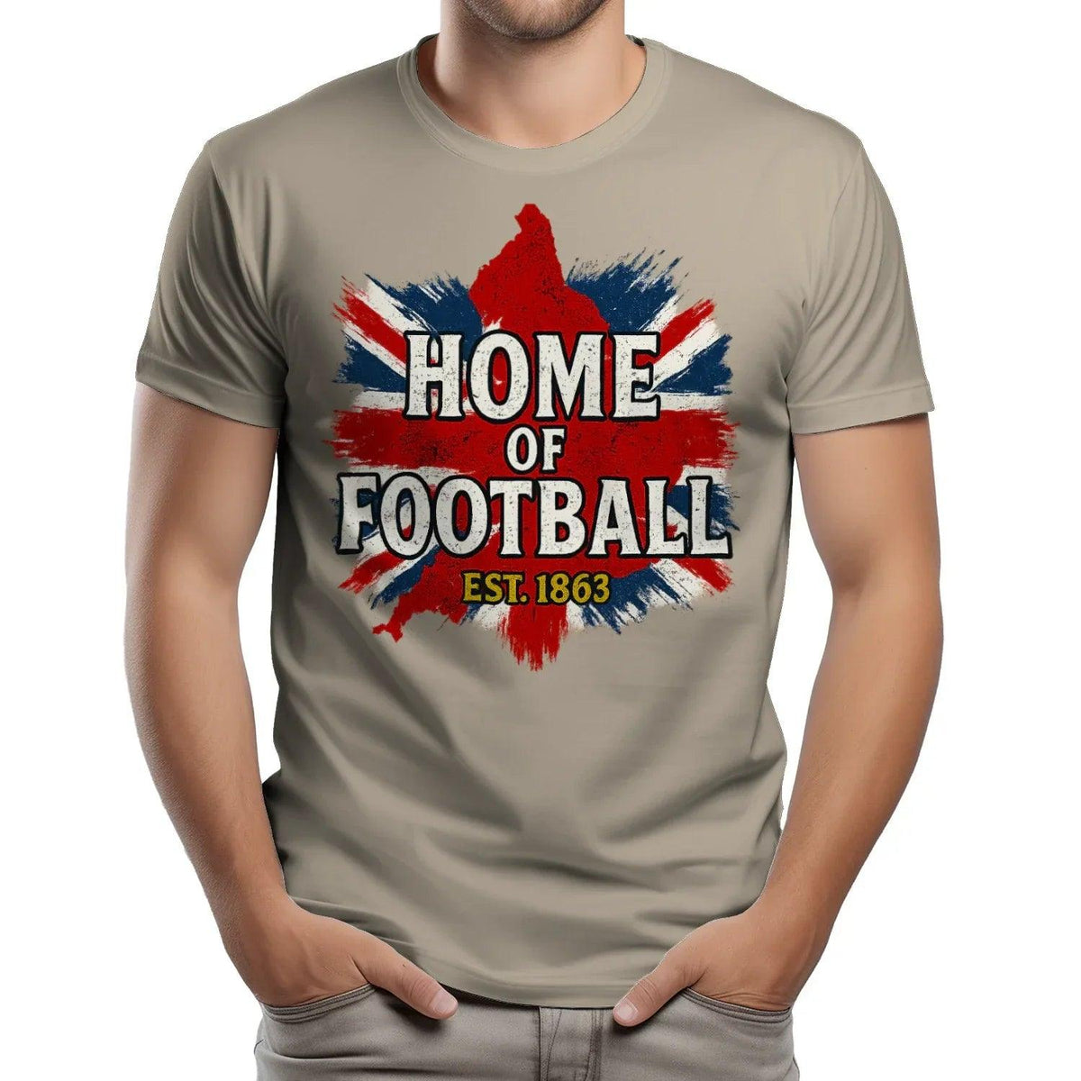 English Football T-Shirt - Heritage Home of Tee Est 1863 UK - Celtic Wolfwear