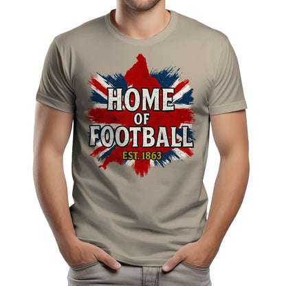 English Football T-Shirt - Heritage Home of Tee Est 1863 UK - Celtic Wolfwear