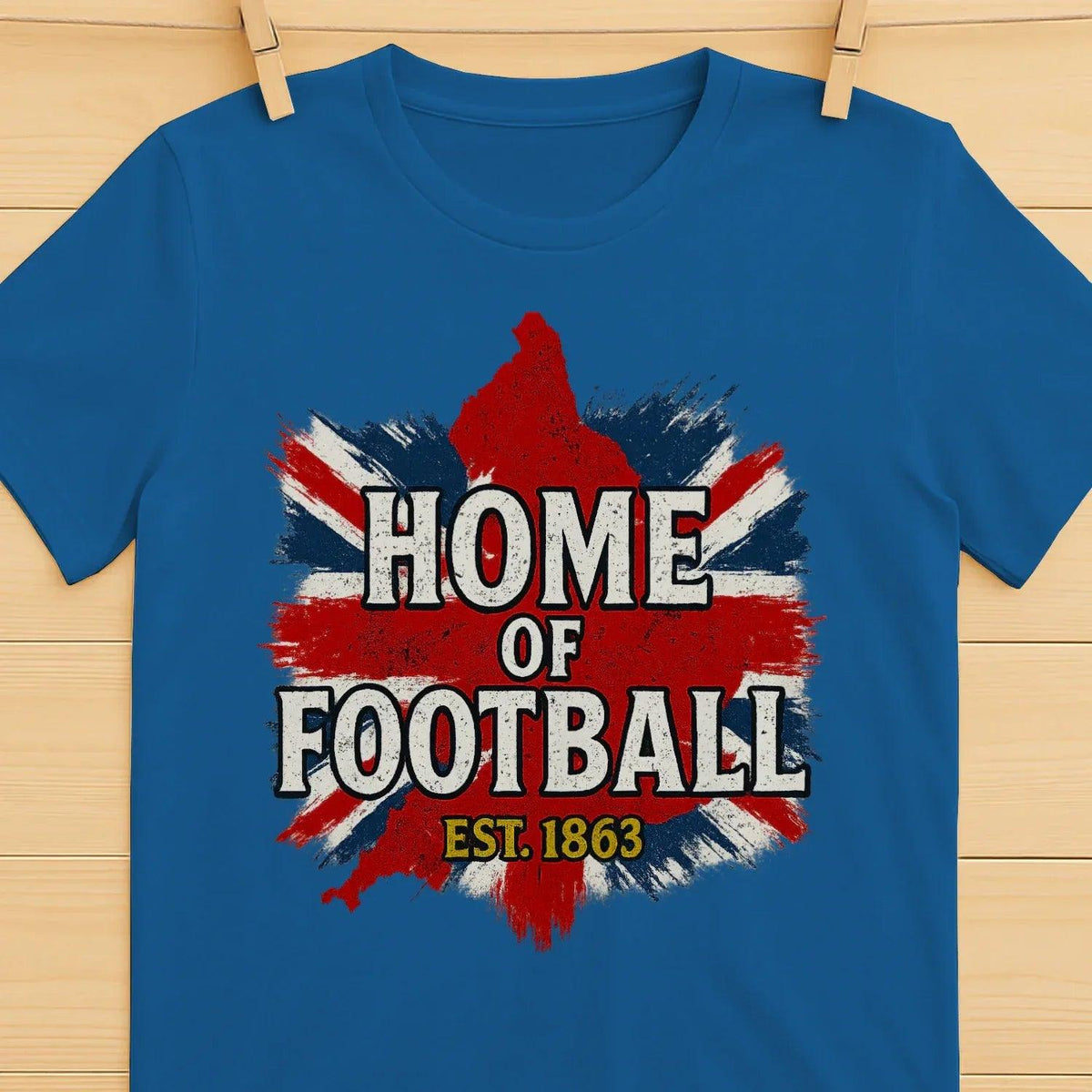 English Football T-Shirt - Heritage Home of Tee Est 1863 UK - Celtic Wolfwear