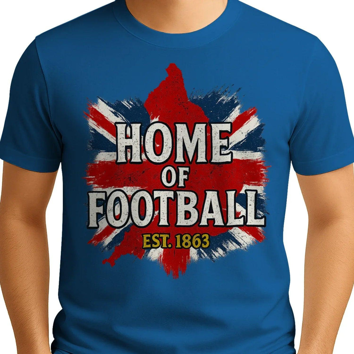 English Football T-Shirt - Heritage Home of Tee Est 1863 UK - Celtic Wolfwear