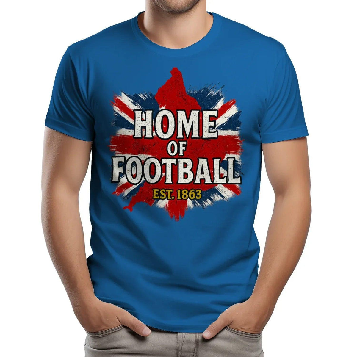 English Football T-Shirt - Heritage Home of Tee Est 1863 UK - Celtic Wolfwear
