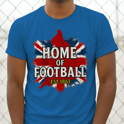 English Football T-Shirt - Heritage Home of Tee Est 1863 UK - Celtic Wolfwear