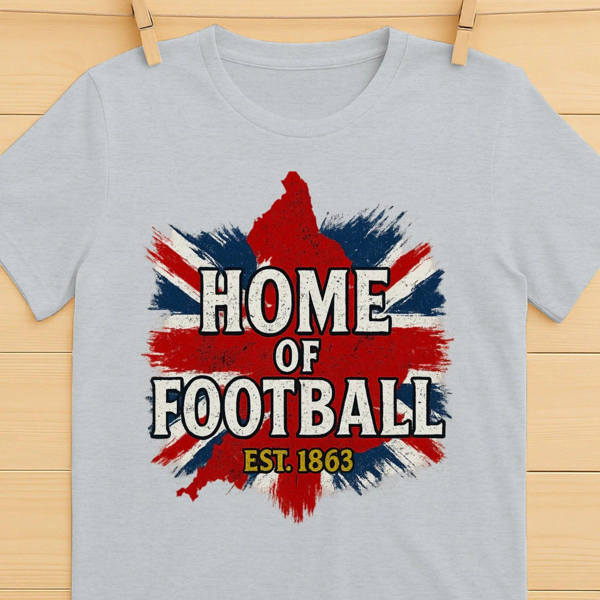English Football T-Shirt - Heritage Home of Tee Est 1863 UK - Celtic Wolfwear