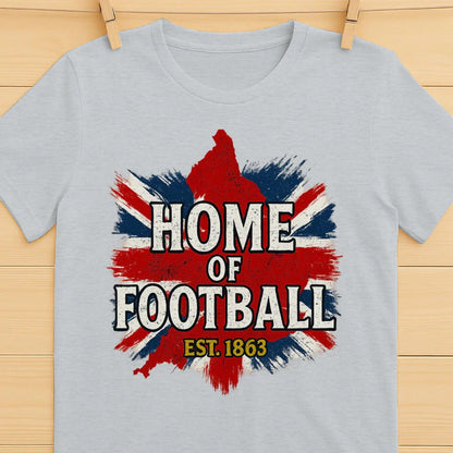 English Football T-Shirt - Heritage Home of Tee Est 1863 UK - Celtic Wolfwear