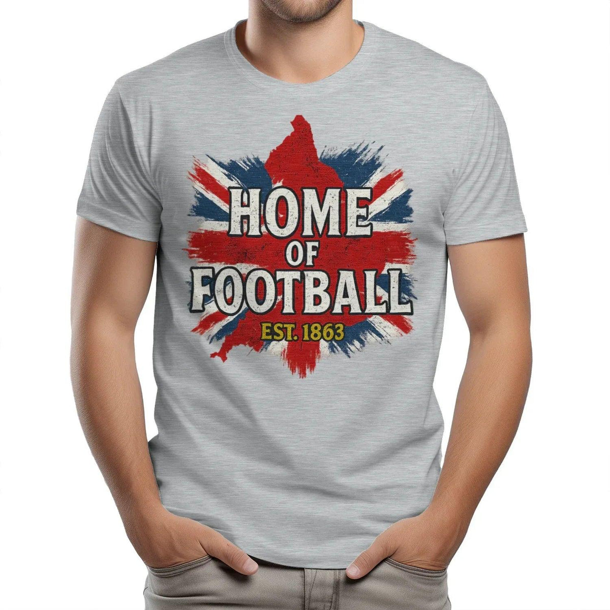 English Football T-Shirt - Heritage Home of Tee Est 1863 UK - Celtic Wolfwear
