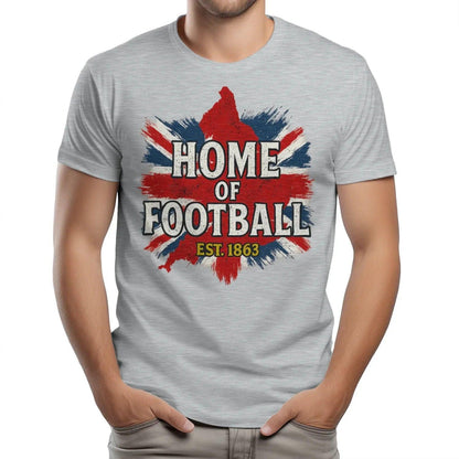 English Football T-Shirt - Heritage Home of Tee Est 1863 UK - Celtic Wolfwear