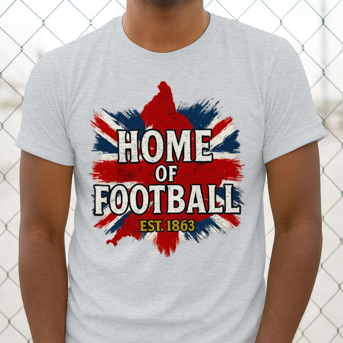 English Football T-Shirt - Heritage Home of Tee Est 1863 UK - Celtic Wolfwear