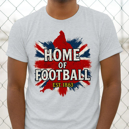 English Football T-Shirt - Heritage Home of Tee Est 1863 UK - Celtic Wolfwear