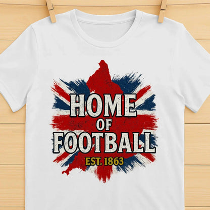 English Football T-Shirt - Heritage Home of Tee Est 1863 UK - Celtic Wolfwear