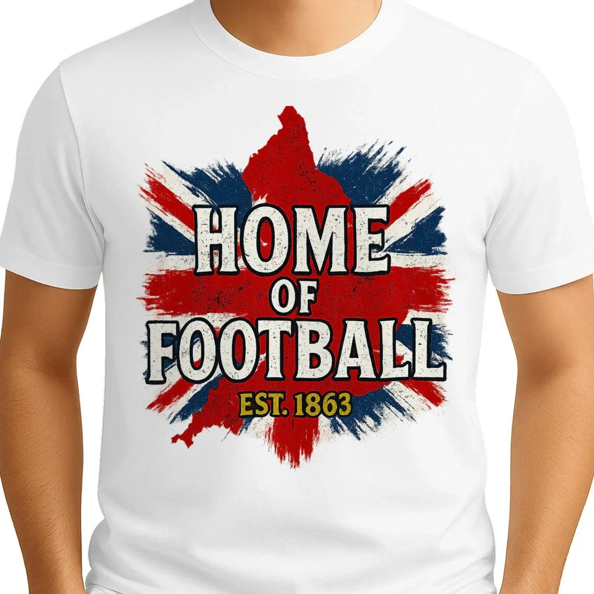 English Football T-Shirt - Heritage Home of Tee Est 1863 UK - Celtic Wolfwear