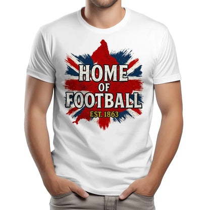 English Football T-Shirt - Heritage Home of Tee Est 1863 UK - Celtic Wolfwear